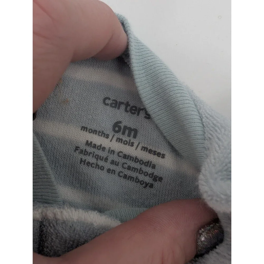 Baby Toddler Pajamas Lot of 4 Zip-Up One Piece Sleepers Carter’s Sizes 6M-2T